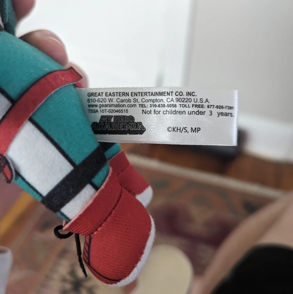 My Hero Academia MHA hanging Midoriya Deku Plushie